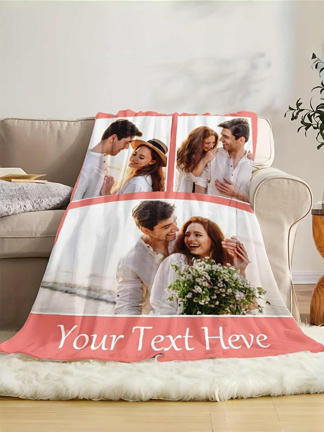 Custom Photo Memory Flannel Blanket